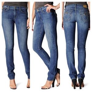 True Religion Cora Mid-Rise Straight Jean